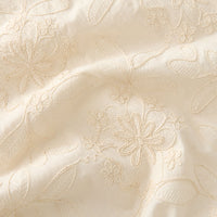150cm Width x 95cm Length Vine Floral Embroidery Cotton Lace Fabric