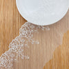 3 Yards x 11cm Width Vine and Branch Flower Embroidery Lace Trim