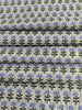 130cm Width x 95cm Length Retro Blue Floral Print Cotton Fabric