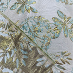 Leaf Branch Yarn-dyed Jacquard Golden Thread 3D Embossed Texture Fabric