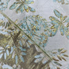 Leaf Branch Yarn-dyed Jacquard Golden Thread 3D Embossed Texture Fabric