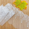 3 Yards x 11cm Width Vine and Branch Flower Embroidery Lace Trim