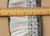 2 Yards x 10cm Width Romantic  Contrast Ruffled Pleated lace fabric trim