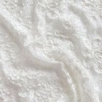 160cm Width x 95cm Length 3D Floral  Jacquard Tulle Lace Fabric