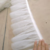 2 Yards of 18cm Width 2-Layer Soft Frill RuffledLace Fabric Trim