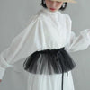 2 Yards of 18cm Width 2-Layer Soft Frill RuffledLace Fabric Trim