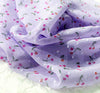 150cm Width Cherry Pattern Print Chiffon Fabric