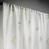 130cm Width x 95cm Length Botanical Floral Print Chiffon Lace Fabric