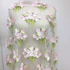 150cm Width x 95cm 3D Cluster Floral Embroidery Lace Fabric