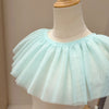 2 Yards x 30cm Width Puffy 2-layer Soft Frill Ruffled Tulle Lace Fabric Trim