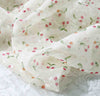 150cm Width Cherry Pattern Print Chiffon Fabric