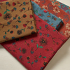 148cm Width x 95cm Length Vintage Flower Pattern Print Cotton Fabric