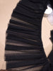 2 Yards x 30cm Width Puffy 2-layer Soft Frill Ruffled Tulle Lace Fabric Trim