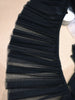2 Yards x 30cm Width Puffy 2-layer Soft Frill Ruffled Tulle Lace Fabric Trim
