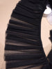 2 Yards x 30cm Width Puffy 2-layer Soft Frill Ruffled Tulle Lace Fabric Trim