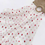 150cm Width  Colorful Heart Jacquard Fabric