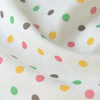 140cm Width Colorful Polka Dots Print Cotton Blend Fabric