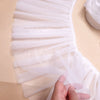 2 Yards x 30cm Width Puffy 2-layer Soft Frill Ruffled Tulle Lace Fabric Trim