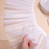 2 Yards x 30cm Width Puffy 2-layer Soft Frill Ruffled Tulle Lace Fabric Trim