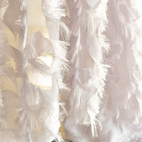 140cm Width Feather Tassel Style  Lace fabric