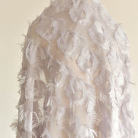 140cm Width Feather Tassel Style  Lace fabric