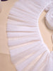 2 Yards x 30cm Width Puffy 2-layer Soft Frill Ruffled Tulle Lace Fabric Trim