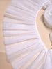 2 Yards x 30cm Width Puffy 2-layer Soft Frill Ruffled Tulle Lace Fabric Trim