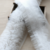 2 Yards x 13cm Width Premium Dense Mesh Fluffy Shirred Ruffle Lace Trim