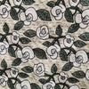 125cm Width x 95cm Length Premium Vine Floral Pattern Embroidery Fabric