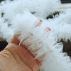 5 Yards x 6cm Width Tulle Fluffy Skirt Lace Trim Tiered Ruffle Lace Ribbon