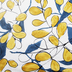 140cm Width x 95cm Length Watercolor Art Style Botanical branch flower  Pattern Print Cotton Fabric