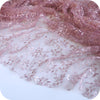 51” Width Premium Fine Vine Floral Embroidery Lace Fabric by The Yard