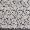 125cm Width Premium Hollow-out Floral Embroidery Lace  Fabric by the Yard