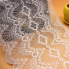 3 Yards x 22cm Width Elastic Embroidery Lace Fabric Trim