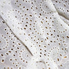 110cm Width Hollow-out Vine Branch Flower Embroidery Eyelet Fabric by the Yard