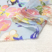 135cm Width Romantic flowers and birds print fabric by the Yard