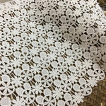23cm Width x 180cm Length Floral Water Soluble Embroidery Lace Fabric Trim