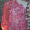 42cm~48cm Width x 290cm Length Premium Eyelash Floral Embroidery Lace Fabric