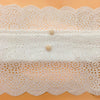 130cm Width Eyelet Cotton Fabric by the Yard