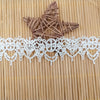 4.5 Yards x 3.2cm Retro Floral Water Soluble Chemical Lace Ribbon