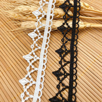 14 Yards x 2.5cm Retro Royal Crown like Water Soluble Chemical Lace Ribbon
