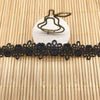 2.1cm Width x 4.5 Yards  Premium Floral Water Soluble Chemical Lace Ribbon