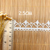 14 Yards x 2.5cm Retro Royal Crown like Water Soluble Chemical Lace Ribbon