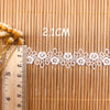 2.1cm Width x 4.5 Yards  Premium Floral Water Soluble Chemical Lace Ribbon