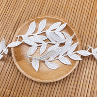 2.5cm Width x 4.5 Yards  Premium Vine Leaf  Water Soluble Chemical Lace Ribbon