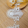 4.5 yards x 5cm Width Retro cat Embroidery Water Soluble Chemical Lace Ribbon