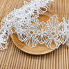 14 Yards x 4cm Width  Retro Floral Water Soluble Chemical Lace Ribbon Tape