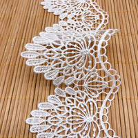 7cm Width x 4 Yards  Premium Retro Floral Soluble Chemical Lace Ribbon