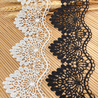 7cm Width x 4 Yards  Premium Retro Floral Soluble Chemical Lace Ribbon
