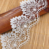 7cm Width x 4 Yards  Premium Retro Floral Soluble Chemical Lace Ribbon